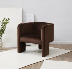 Safavieh Sammie 3 Leg Accent Chair Dark Brown SFV5034F