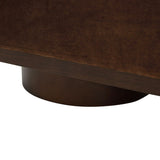 Safavieh Vianna Velvet Storage Bench Dark Brown / Walnut SFV5049H