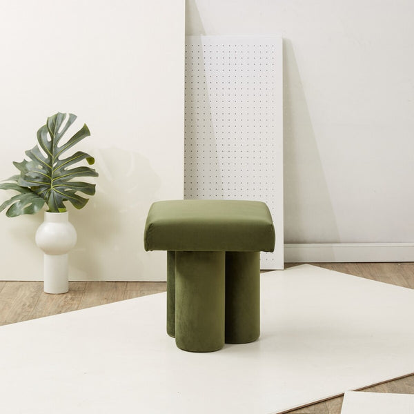 Safavieh Deangelo Velvet Ottoman SFV5085B