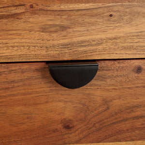 Safavieh Shanti 6 Drawer Wood Dresser Natural / Black SFV5764A