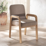 Safavieh Roslina Boucle Dining Chair Light Brown / Natural SFV6105B