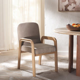 Safavieh Roslina Boucle Dining Chair Light Brown / Natural SFV6105B