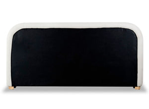 Safavieh Jennabryanna Boucle King Bed Tan / Natural SFV6111A-K-2BX