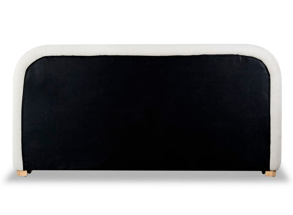 Safavieh Jennabryanna Boucle King Bed Tan / Natural SFV6111A-K-2BX