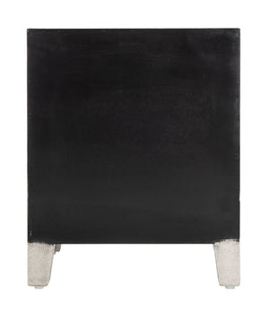 Safavieh Remmington Solar Nightstand Silver SFV6610A