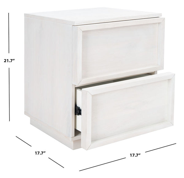 Safavieh Zeus 2 Drawer Nightstand SFV7205B