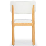 Safavieh Trystan Boucle Dining Chair Ivory / Natural SFV7233A-SET2