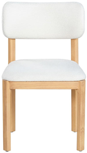 Safavieh Trystan Boucle Dining Chair Ivory / Natural SFV7233A-SET2