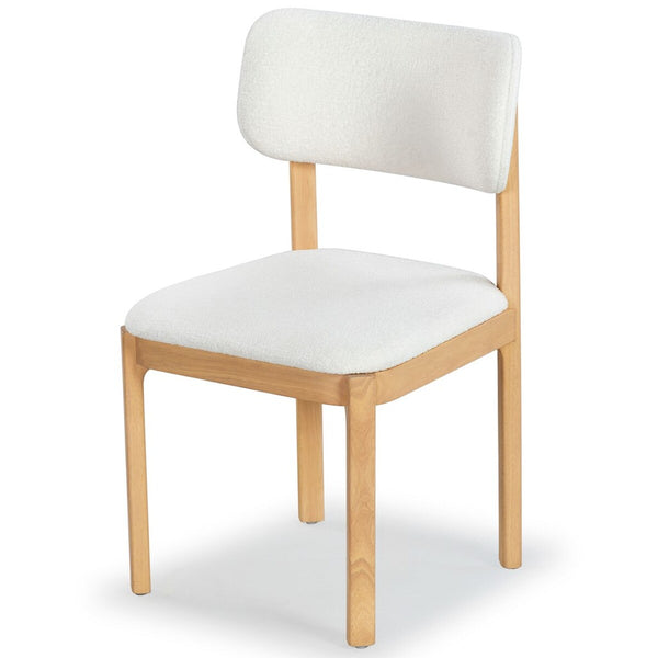 Safavieh Trystan Boucle Dining Chair Ivory / Natural SFV7233A-SET2