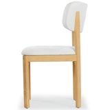 Safavieh Trystan Boucle Dining Chair Ivory / Natural SFV7233A-SET2