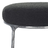 Safavieh Trumen Boucle Counterstool Black Metal / Wood / Foam / Fabric SFV9525B