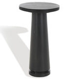 Safavieh Valentia Round Marble Accent Table Black Marble / Mdf  SFV9704D