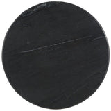 Safavieh Valentia Round Marble Accent Table Black Marble / Mdf  SFV9704D