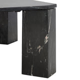 Safavieh Daysi Square Marble Coffee Table Black Marble / Metal / Wood SFV9710A-2BX