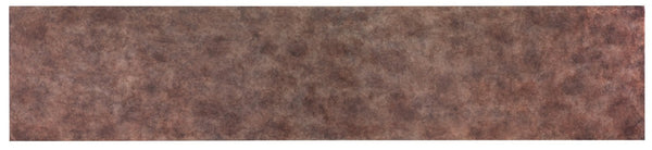 Hooker Furniture Melange Long Taj Console With Scalloped Legs, Silver Leaf & Mottled Brown Finish For Entryway Style 628-85694-80