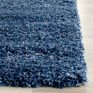 Safavieh California Shag SG151 Power Loomed  Rug Navy SG151-7070-2