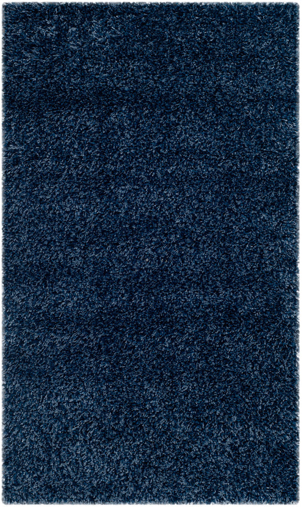 Safavieh California Shag SG151 Power Loomed  Rug Navy SG151-7070-2