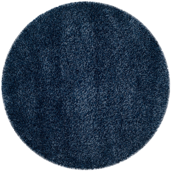 Safavieh California Shag SG151 Power Loomed  Rug Navy SG151-7070-2