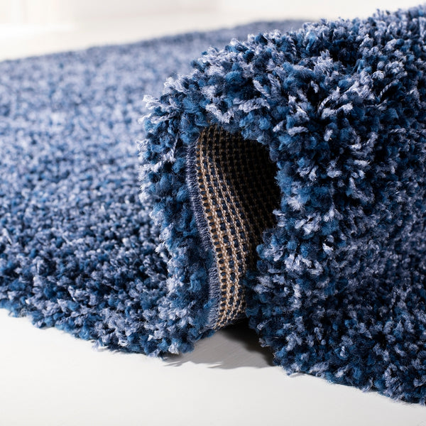 Safavieh California Shag SG151 Power Loomed  Rug Navy SG151-7070-2