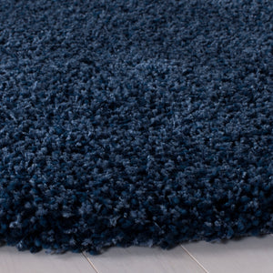 Safavieh California Shag SG151 Power Loomed  Rug Navy SG151-7070-2