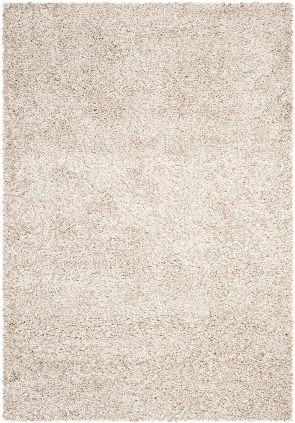 Safavieh New York Shag 165 Power Loomed  Rug Beige / Beige SG165-1313-28