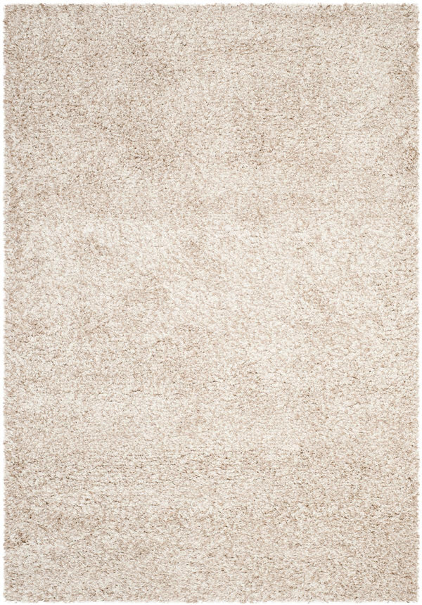 Safavieh New York Shag 165 Power Loomed  Rug Beige / Beige SG165-1313-28