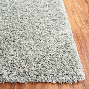 Safavieh New York Shag 165 Power Loomed  Rug Sage / Sage SG165-4747-5