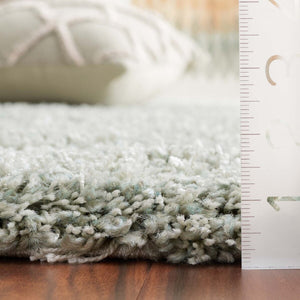 Safavieh New York Shag 165 Power Loomed  Rug Sage / Sage SG165-4747-5
