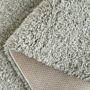 Safavieh New York Shag 165 Power Loomed  Rug Sage / Sage SG165-4747-5