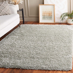 Safavieh New York Shag 165 Power Loomed  Rug Sage / Sage SG165-4747-5
