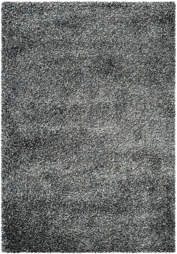 Safavieh New York Shag 165 Power Loomed  Rug Blue / Blue SG165-6565-4SQ