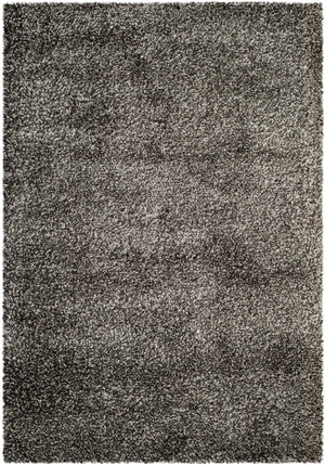 Safavieh New York Shag 165 Power Loomed Rug Dark Grey / Dark Grey 3' x 5'