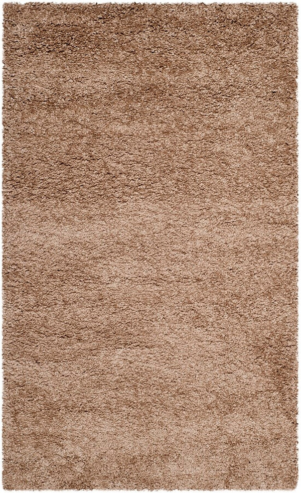 Safavieh Milan Shag Power Loomed Shag & Flokati Rug Dark Beig SG180-1414-8SQ