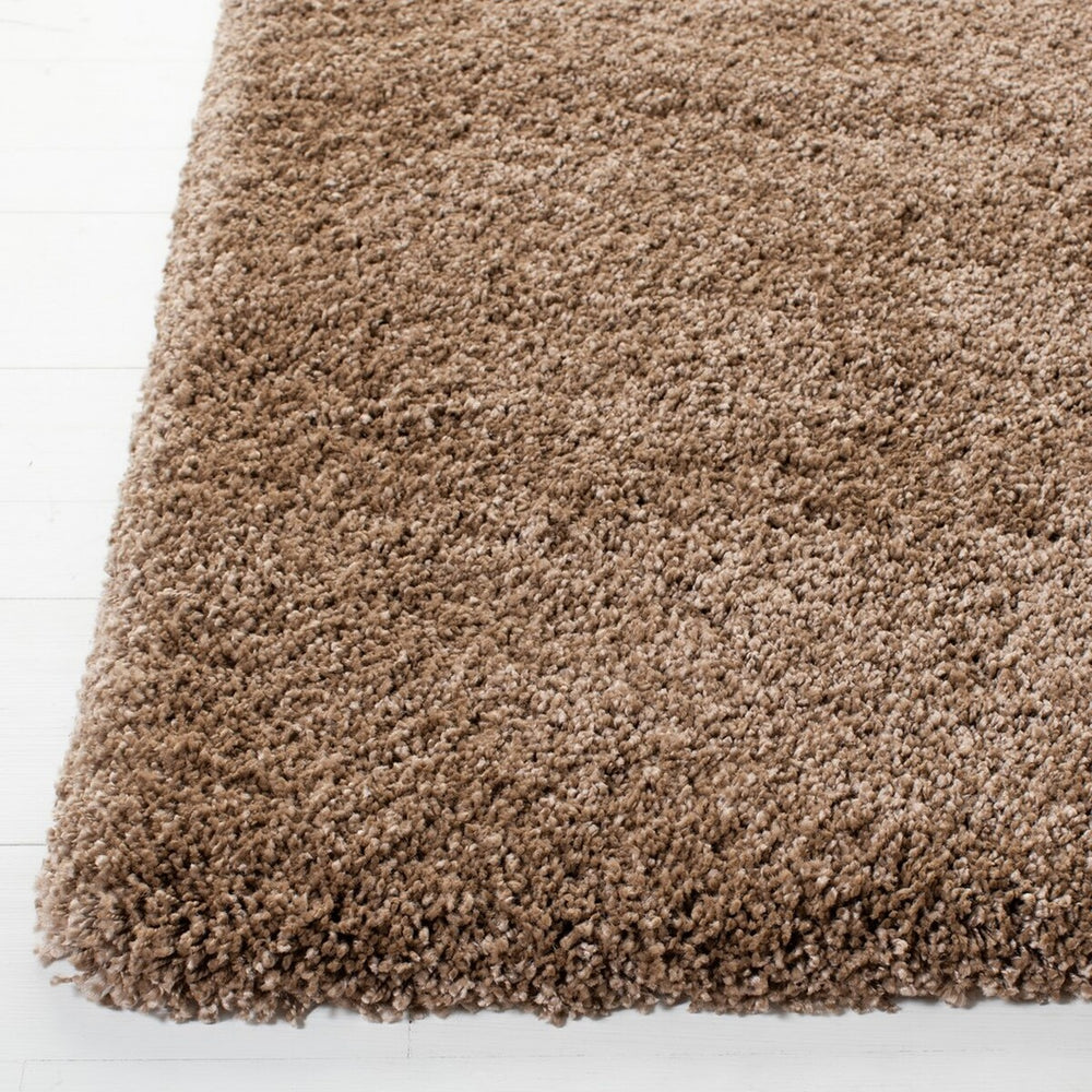 Safavieh Milan Shag Power Loomed Shag & Flokati Rug Dark Beig SG180-1414-8SQ
