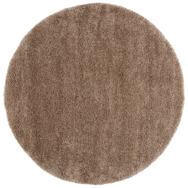 Safavieh Milan Shag Power Loomed Shag & Flokati Rug Dark Beig SG180-1414-8SQ