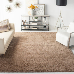 Safavieh Milan Shag Power Loomed Shag & Flokati Rug Dark Beig SG180-1414-8SQ