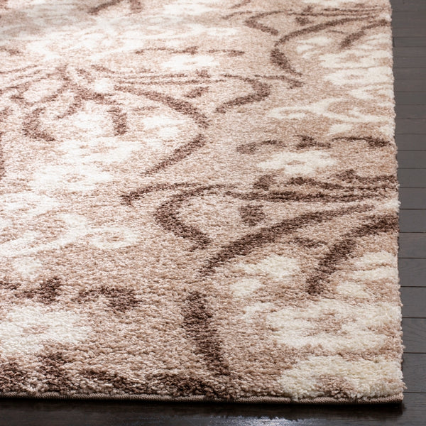 Safavieh Florida Shag Power Loomed Shag Rug Beige / Cream SG457-1311-27