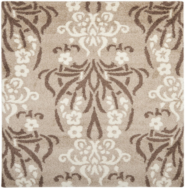 Safavieh Florida Shag Power Loomed Shag Rug Beige / Cream SG457-1311-27