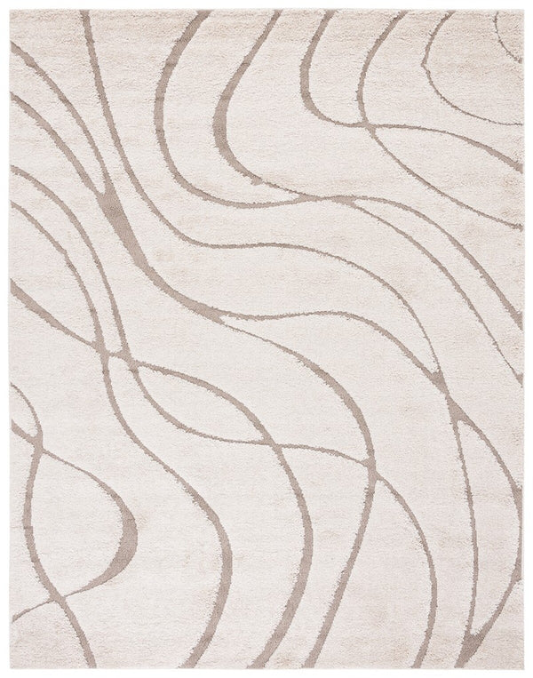 Safavieh Florida Shag 471 Power Loomed Shag Rug Cream / Beige SG471-1113-12SQ