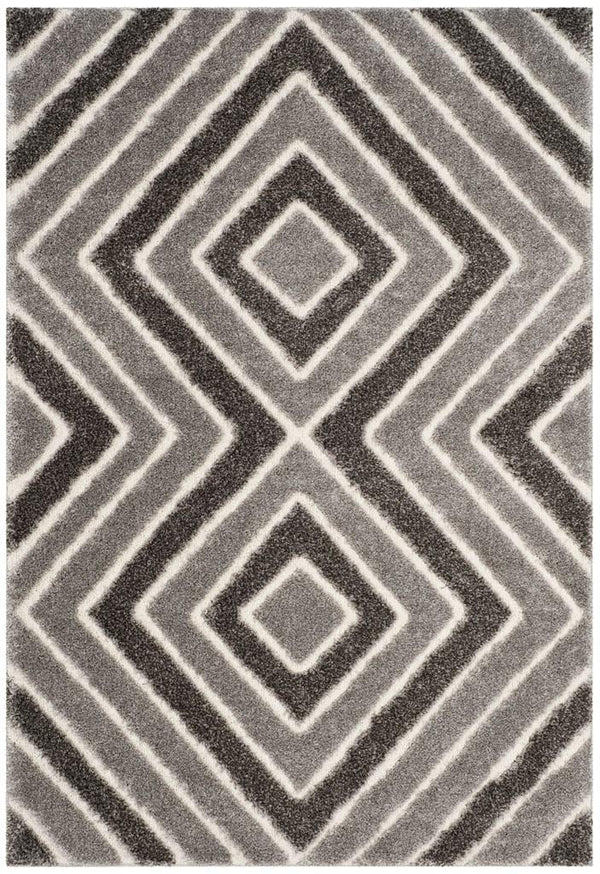 Safavieh Memphis Shag POWER LOOM / WOVEN  Rug Taupe / Grey SG834T-4