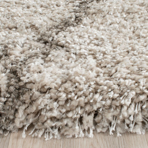 Safavieh Belize Shag 482 Power loomed Shag & Flokati Rug Taupe / Grey SGB482D-29