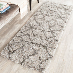 Safavieh Belize Shag 482 Power loomed Shag & Flokati Rug Taupe / Grey SGB482D-29