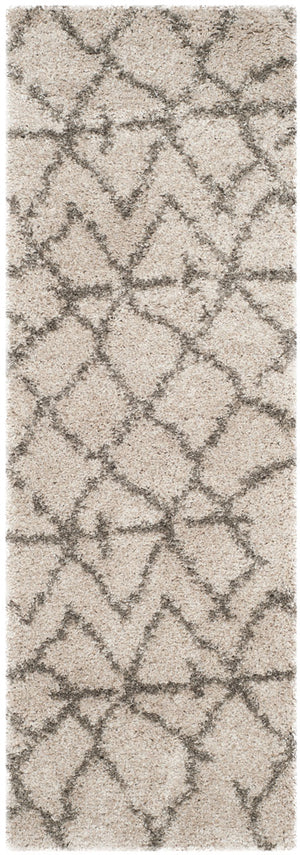 Safavieh Belize Shag 482 Power loomed Shag & Flokati Rug Taupe / Grey SGB482D-29