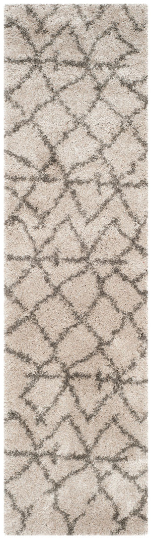 Safavieh Belize Shag 482 Power loomed Shag & Flokati Rug Taupe / Grey SGB482D-29