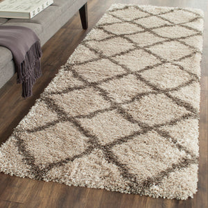 Safavieh Belize Shag 489 Power loomed Shag & Flokati Rug Taupe / Grey SGB489D-29