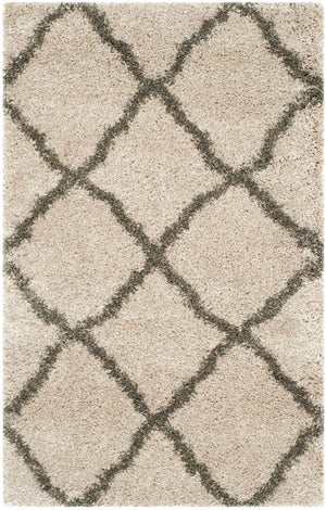 Safavieh Belize Shag 489 Power loomed Shag & Flokati Rug Taupe / Grey SGB489D-29