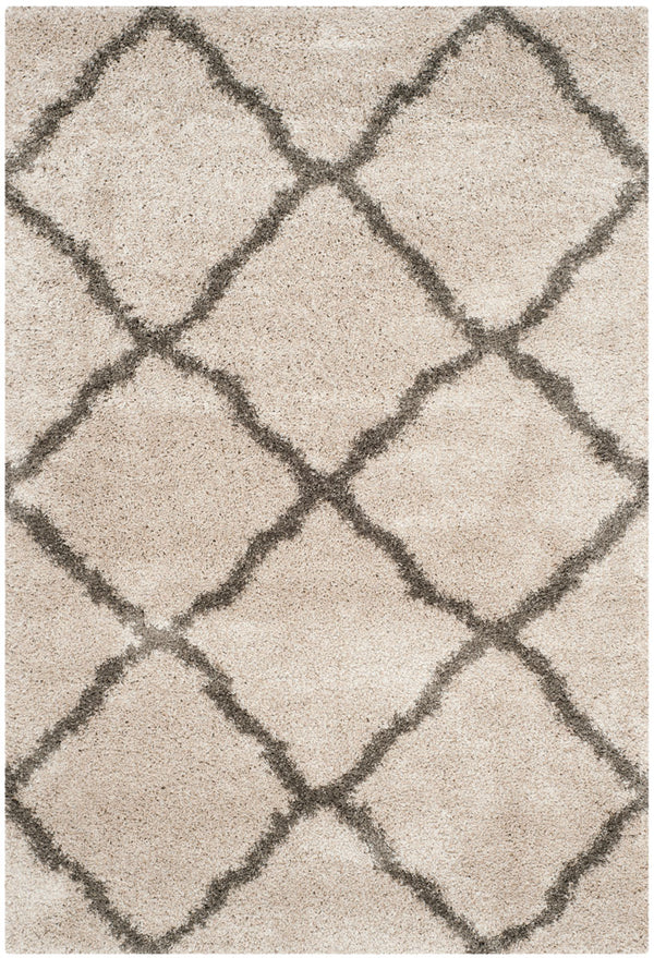 Safavieh Belize Shag 489 Power loomed Shag & Flokati Rug Taupe / Grey SGB489D-29