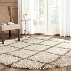 Safavieh Belize Shag 489 Power loomed Shag & Flokati Rug Taupe / Grey SGB489D-29