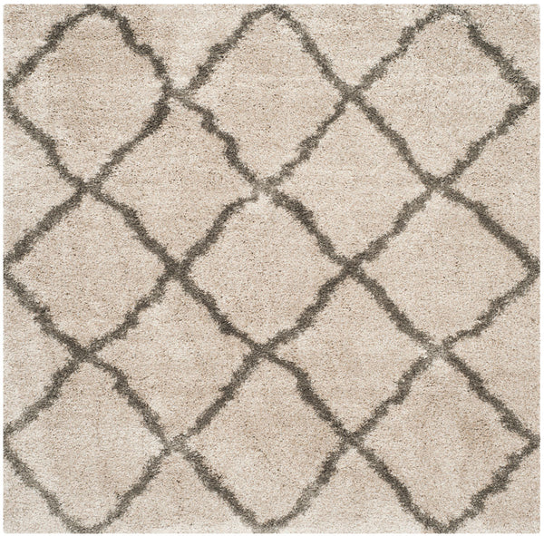Safavieh Belize Shag 489 Power loomed Shag & Flokati Rug Taupe / Grey SGB489D-29