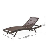 Christopher Knight Home® Noble House Kauai Pe-Outdoor Mesh Chaise